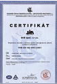 SN EN ISO 9001:2001 - 3009/049-06/SMJ - vydno 30.3.2006, platnost do 31.3.2009